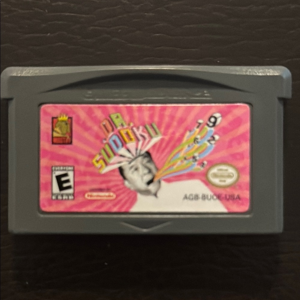 Nintendo Dr. Sudoku GameBoyAdvance Video Game